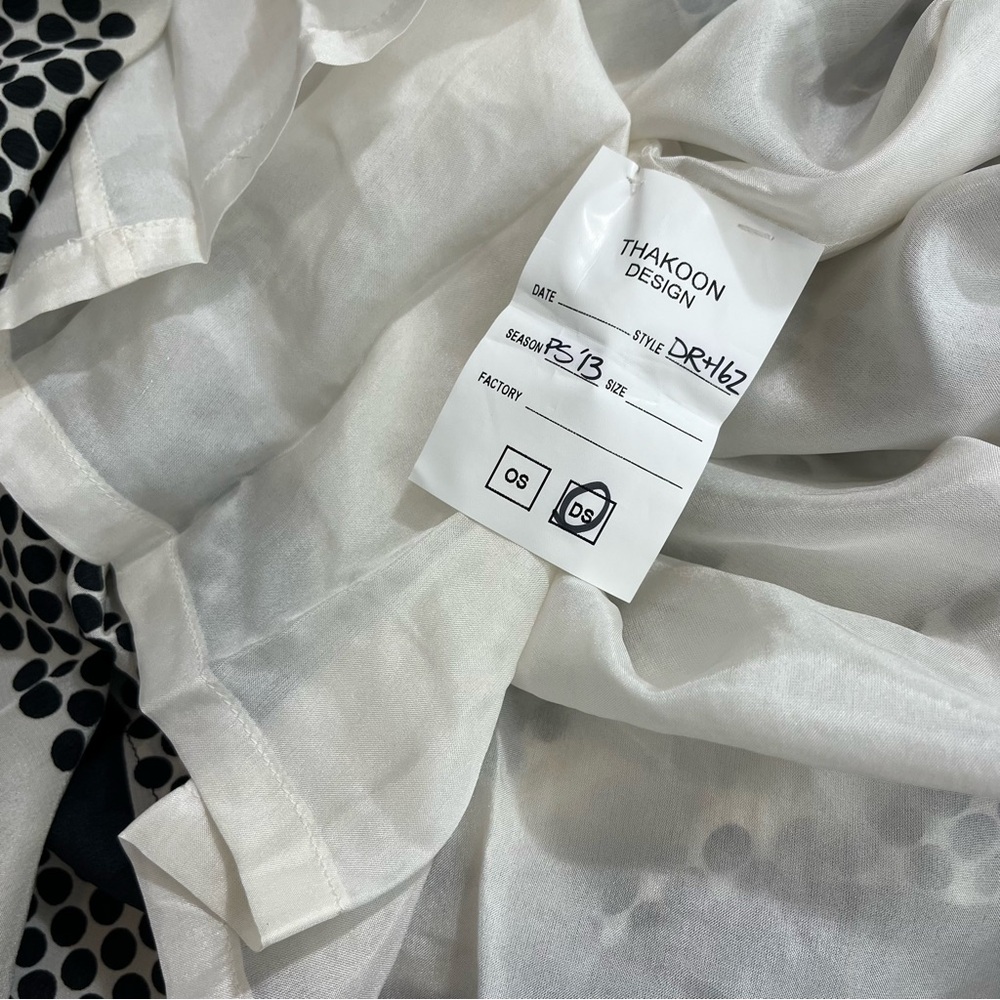 Thakoon Addition Patterned Dot Spaghetti Strap Si… - image 8